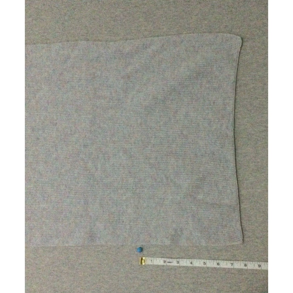 J.Crew gray scarf Ribbed wool polyamide alpaca 68x15.5" one size - Picture 9 of 14